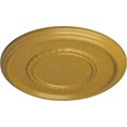 thumbnail image 3 of Ekena Millwork 17 3/8"OD x 1 1/8"P Federal Roped Large Ceiling Medallion (Fits Canopies up to 7 3/4"), Hand-Painted Iridescent Gold, 3 of 6