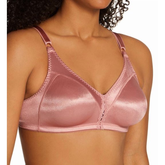 Women's Bali 3820 Double Support Cool Comfort Wirefree Bra (Misted Rose 40B)