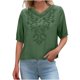 thumbnail image 1 of Camisas de Color Sólido para las Mujeres Color Sólido Hueco Fuera Suéter Tejido, sin Botones Cardigan Chaqueta Casual para Todas las Estaciones, 1 of 6