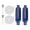 Blue, variant on Heavy Duty PVC Boat Bumpers Inflatable Marine Boat Fend set for Docking Protections Suitable for Yachts & Speedboats