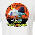 thumbnail image 3 of Trolls - Happy Trolloween Branch and Cloud Guy - Juniors Cropped Cotton Blend T-Shirt, 3 of 5