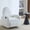 Beige, variant on 35" Swivel Glider Cozy Oversized Sofa Chair, Modern Single Sofa with Solid Wood Base, Upholstered Recliner Sofa Chair With Rocker Function For Living Space, Beige