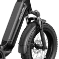 thumbnail image 2 of Electric Folding Bike for Adults, 48V 15Ah Removable Battery, 20"x4.0" Fat Tire E Bicycle, 20 Mph Max Speed, 500W Motor, Class 2, SGS, 2 of 9