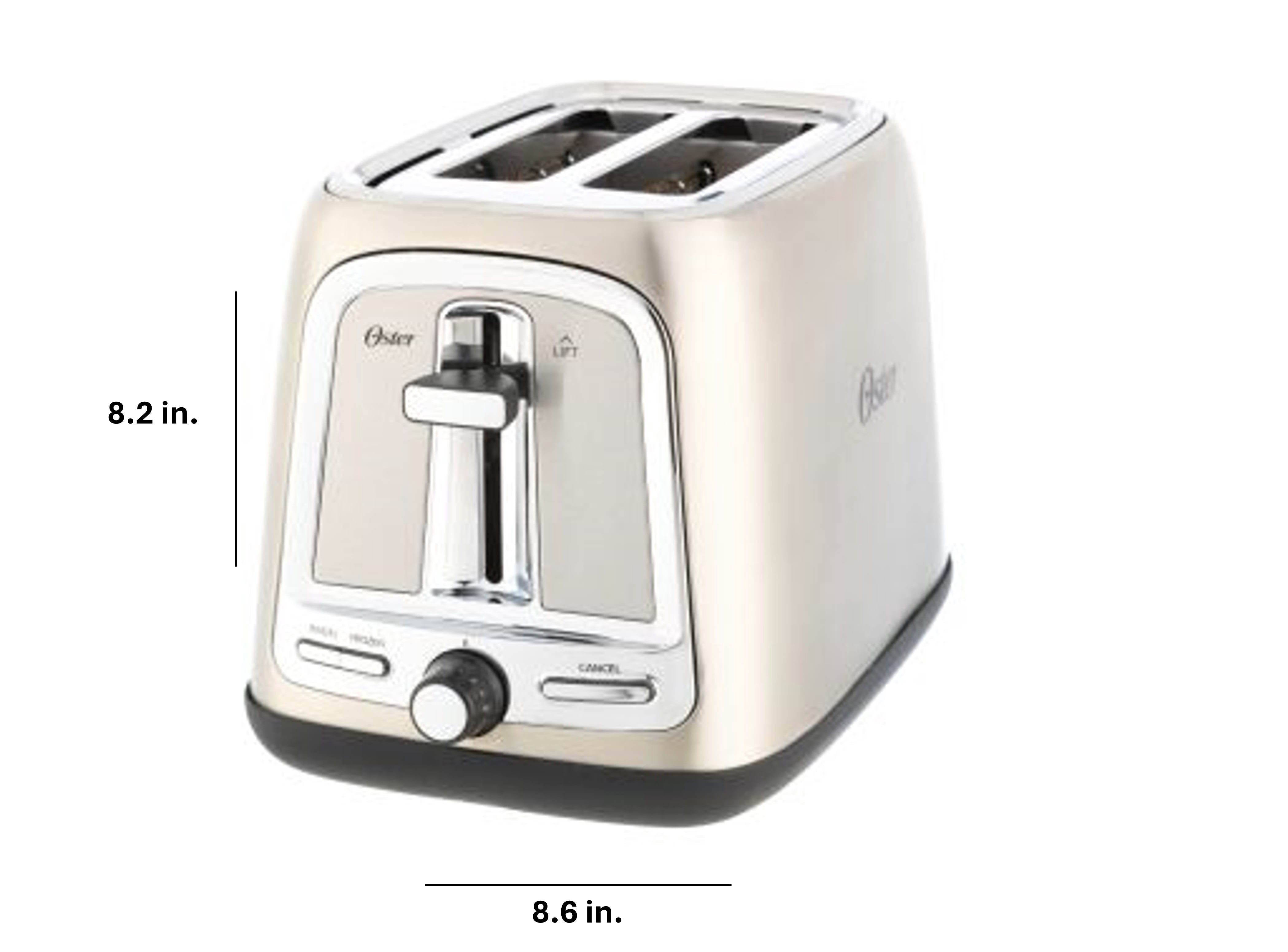 Oster 2 Slice Toaster Stainless Steel