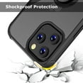 thumbnail image 5 of Compatible with iPhone 13 Pro Max 6.7 inch Case, Crystal Clear Ring Holder Military Grade Protective Shockproof Silicone Phone Cover for iPhone 13 Pro Max 6.7 inch, Black, 5 of 7
