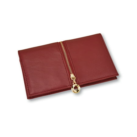 Rawlings Leather Travel Wallet RFID Protected Leather Checkbook Wallet - 14 Pockets for Extra Storage, Travel Essentials ()