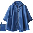 thumbnail image 1 of LEEYNEER Poncho Imperméable à Capuche pour Adultes Femmes avec Poches, 1 of 5