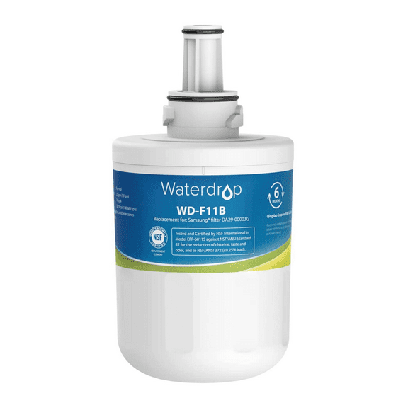 Waterdrop DA29-00003G Refrigerator Water Filter, NSF 53&42 Certified to Reduce 99% Lead, Replacement for Samsung DA29-00003G, Aqua-Pure Plus DA29-00003B, HAFCU1, DA29-00003A