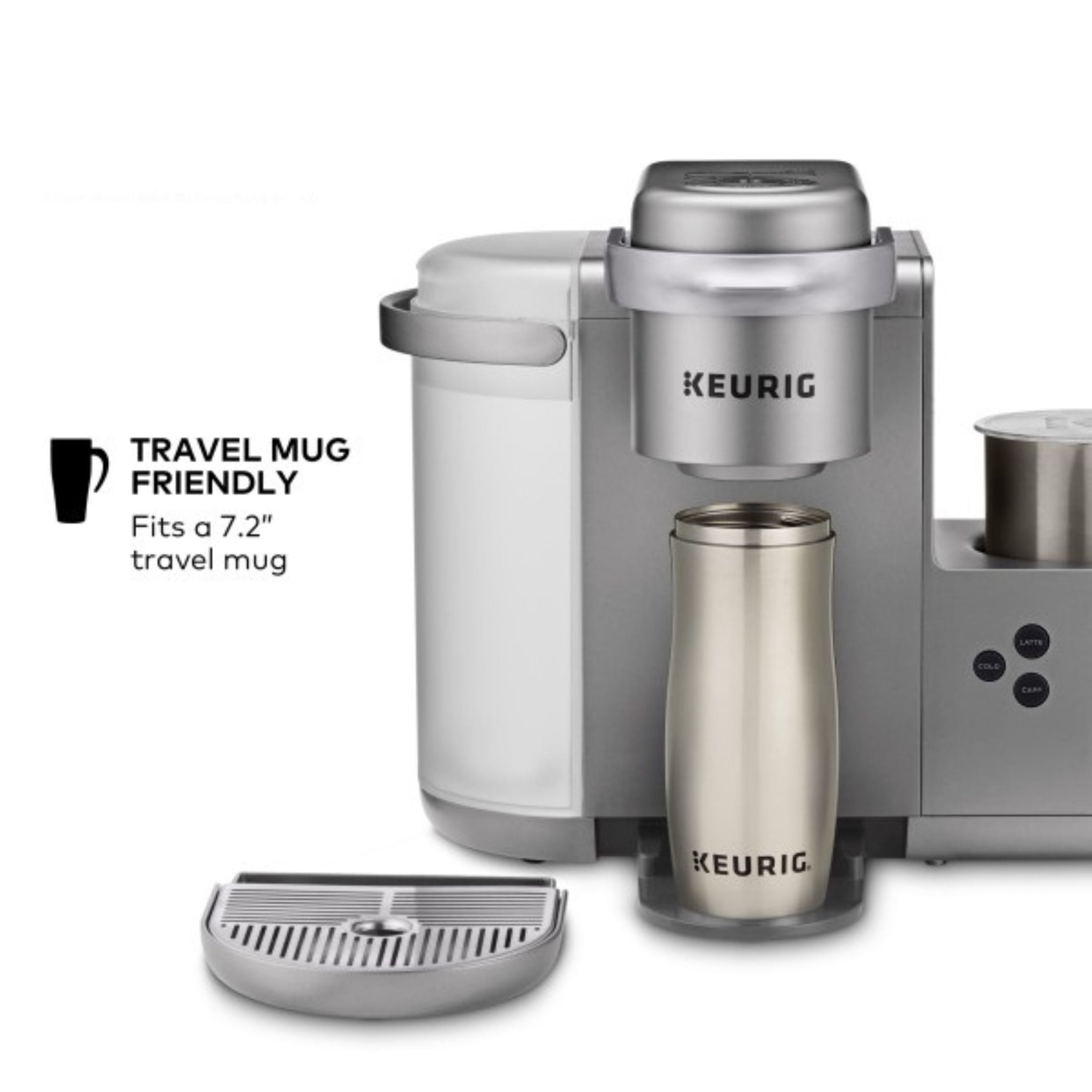 Keurig K-Cafe Special Edition Single Serve K-Cup Pod Coffee, Latte and Cappuccino Maker, Nickel