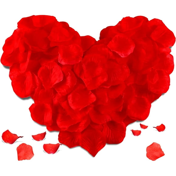 Soie petals rose handmade petals petals rose rouge en