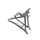 thumbnail image 4 of Horquilla trasera para bicicleta plegable Marco triangular trasero para bicicleta Superficie galvanizada Componente de bicicleta Horquilla, 4 of 7