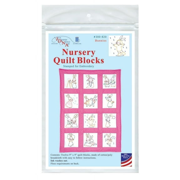 Bunnies Nursery Quilt Blocks