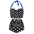 thumbnail image 4 of Conjunto de bikini a la moda para mujer, traje de baño de dos piezas, traje de baño relleno sin almohadilla en el pecho, ropa de playa con soporte de acero Fridja  nalpqowj52469, 4 of 4
