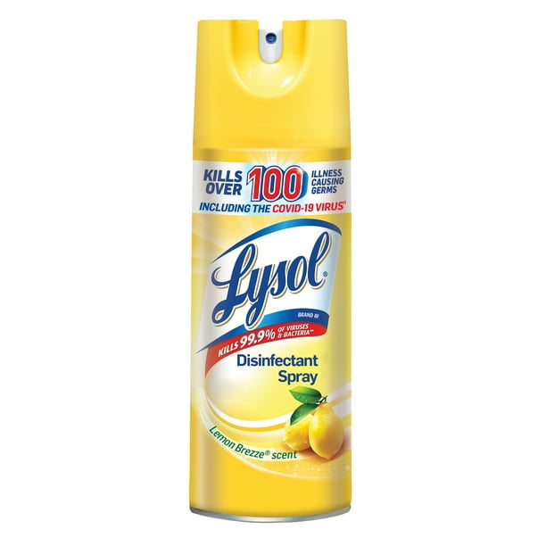 Lysol Disinfectant Spray, Lemon Breeze, 12.5oz, Tested and Proven to