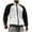Mens Jackets White, variant on Waffleknit Jackets for Men Zip Up Long Sleeve Coats with Zipper Pockets Mens Casual Color Block Raglan Mock Neck Athletic Workout Outerwear Sweatshirts