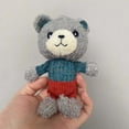 thumbnail image 1 of Children Gift Cute Schoolbag Accessories Ornament Animal Stuffed Toys Car Key Holder Bear Key Chain Bunny Plush Keyring Key Ring Rainbow Rabbit Plush Keychain F, 1 of 8