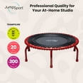 thumbnail image 2 of JumpSport 350 PRO Fitness Trampoline, Cardio Workout Equipment, 39 Inch, Ignite, 2 of 11