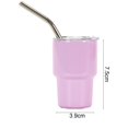 thumbnail image 5 of Stainless Steel Cup with Straw and Lid (2oz) - Anti-rust, Versatile, Minimalistic, for Cocktails and Juices, 5 of 8