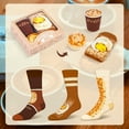 thumbnail image 5 of Funny Socks Breakfast Pancake Socks Box for Men Women Teen Boys - Novelty Fun Funky Crazy Silly Crew Socks Gifts for Man Father's Day Valentine Christmas Gift (3 Pair), 5 of 6