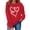 Red5, variant on WXLWZYWL Valentine's Day Sweatshirts for Women Heart Print Crewnck Pullover Tops Long Sleeve Shirts