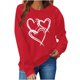 thumbnail image 1 of TaTaai Hoodies Shirts for Women Early Fall Long Sleeve Tops Vintage Graphic Outfits Tops Fashion Pullover Tees Gift, 1 of 6