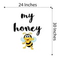 thumbnail image 4 of Children My Honey Cute Animal Wall Decal Decoration Cute Honey Bee Waving Vinyl Wall Decal Lasts Years and Easily Removable - Size: 24 In(W) x 30 In(H), 4 of 5