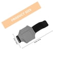 thumbnail image 4 of SHOWERORO Drop Leg Bag Sports Running Leg Pouch Grey Milk Silk 1Set for Exercise on the Go, 4 of 5