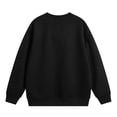 thumbnail image 3 of Iugvhana Suede Fleece Sweatshirts for Men Winter Warm Thick Long Sleeve Crew Neck Sweatshirt Loose Casual Pullover Tops Black XL, 3 of 3