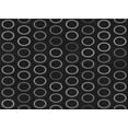 thumbnail image 1 of Ahgly Company Indoor Rectangle Patterned Night Black Area Rugs, 2' x 5', 1 of 6