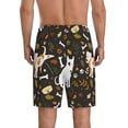thumbnail image 4 of Lsque Bones And Leaves Mens Sleep Pajama Shorts,Short Pajama Pants, Cotton Ultra-Soft Knit-XX-Large, 4 of 9