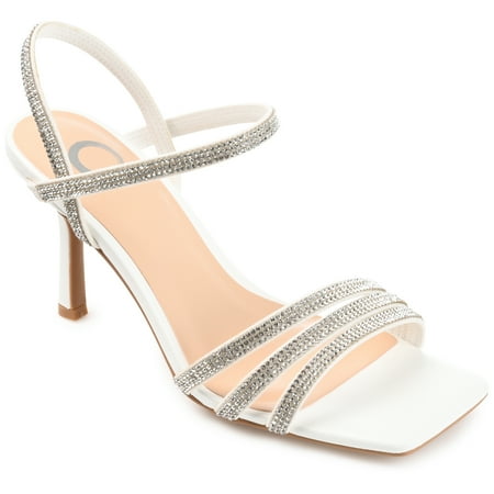 

Journee Collection Womens Coraa Tru Comfort Foam Open Toe Mid Stiletto Pumps