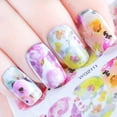 thumbnail image 5 of 24Pcs Flower Water Transfer Foil Nail Art Sticker Full Flower Design Water Decals Nails Decorations Tools Sticker, 5 of 5