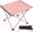 Pink, variant on Portable Beach Table for Sand with Aluminum Table Top, Folding Camping Table Easy to Carry, Prefect for Outdoor, Picnic, BBQ, Cooking, Festival, Beach, Home (Pink-S)