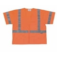thumbnail image 2 of Condor Large Class 3 High Visibility Vest, Orange 1YAT4, 2 of 5