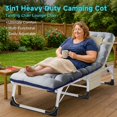 thumbnail image 6 of ZYPPP Camping Cot for Adult 28" Extra Wide, Heavy-Duty 1200D Oxford Cot for Sleeping, Portable Folding Camp Bed with Mat & Carry Bag, 6 of 13