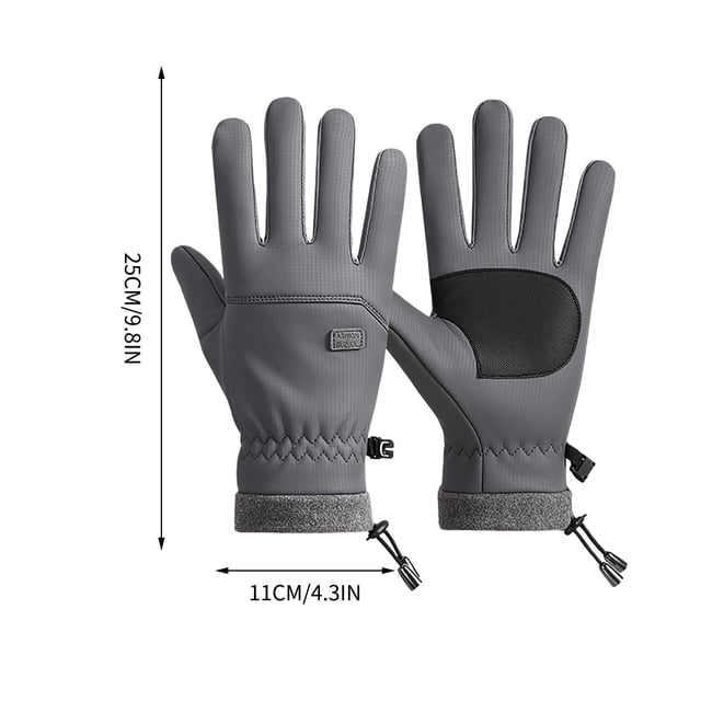 Gants de Cyclisme d'Hiver en Molleton Polaire pour le Confort de Conduite Extérieure