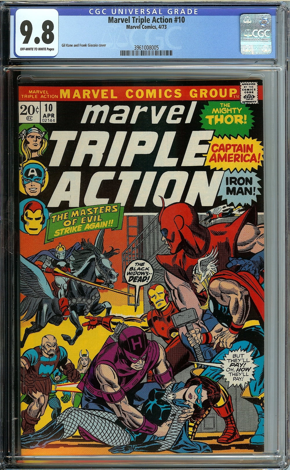 Cover of Marvel Triple Action #10
