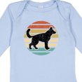 thumbnail image 4 of Inktastic German Shepherd Silhouette Vintage Retro Boys or Girls Long Sleeve Baby Bodysuit, 4 of 5