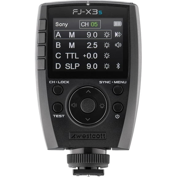 Westcott FJ-X3m 2.4GHz TTL Universal Wireless Flash Trigger for Multi-Brand Cameras, Black