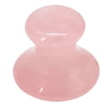 thumbnail image 1 of ColoMX Masajeador facial de cuarzo rosa con forma de hongo, masajeador de jade Gua Sha, herramienta Gua Sha para el cuidado de los ojos y la piel, para uso en spas y salones de belleza en casa., 1 of 7