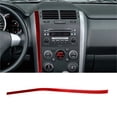 thumbnail image 1 of Real Bright Soft Car Interior Carbon Fiber Sticker DecorationRed Carbon Fiber Left Of Center Console Side Cover For Suzuki Grand VitaraAuto Car Protection Interior Accessories, 1 of 8