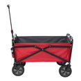 thumbnail image 2 of Seina Chariot Utilitaire Pliable à Cadre en Acier pour Jardin, Rouge (2 Pack), 2 of 2