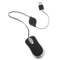 thumbnail image 5 of Creativo USB por cable Mini Telescópico Ratón computadora portátil Mouse Ratón portátil (Negro), 5 of 5