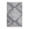 thumbnail image 3 of Unique Loom Serenity Shag Collection Area Rug - Walcott (5' 3" x 8' Rectangle Gray/Ivory), 3 of 11