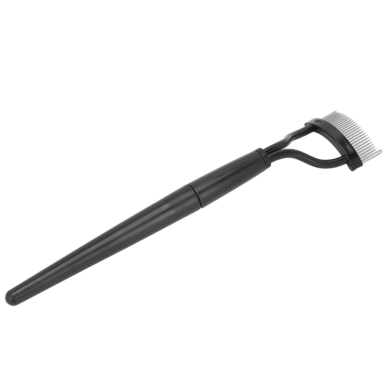 Eyelash Separator, Eyelash Comb Portable Black Reusable Cosmetic Tool Folding for Cosmetic Store