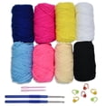 thumbnail image 1 of Crochet Kit for Beginners with Wool Yarn, 1 of 1