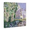 thumbnail image 4 of Stupell Industries Town Church Through Trees Buildings & Architecture Painting Wrapped Canvas Art Print Wall Art, 17 x 17, 4 of 8