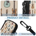 thumbnail image 3 of RFID Blocking Travel Passport Wallet Classic Guitar Music Art Water Resistant Document Organizer, Multi Pockets Anti-Theft Card Holder with Detachable Strap for Travel Vacation, 3 of 8