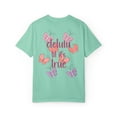 thumbnail image 2 of Delulu til it's True Unisex Garment-Dyed T-shirt, 2 of 4
