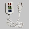 thumbnail image 3 of DEELLEEO Barre d'Alimentation USB Multifonctionnelle à Recharge Rapide Plug-Play 6 Ports Mini Rallonge USB Prise Concentrateur Répartiteur pour Bureau, 3 of 7